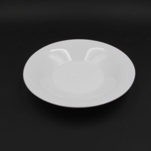 Opal Plain White Deep Plate