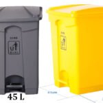 Plastic Peddle Bin 45 L