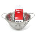 Stainless Steel punching colander; 21 cm