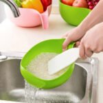 Plastic Fruit Bowl and Strainer Small Size