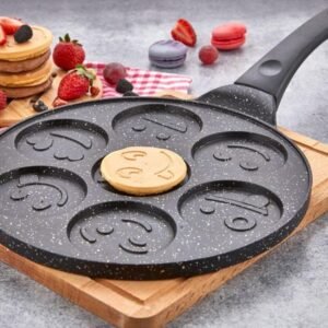 Dosthoff Cast Alum 7 Emojis Mini Pan Cakes 26 cm