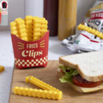 Magnetic fries shaped sealing clip X12