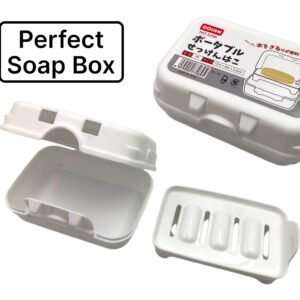 DOINN Plastic Soap Box with Inner Soap Saver