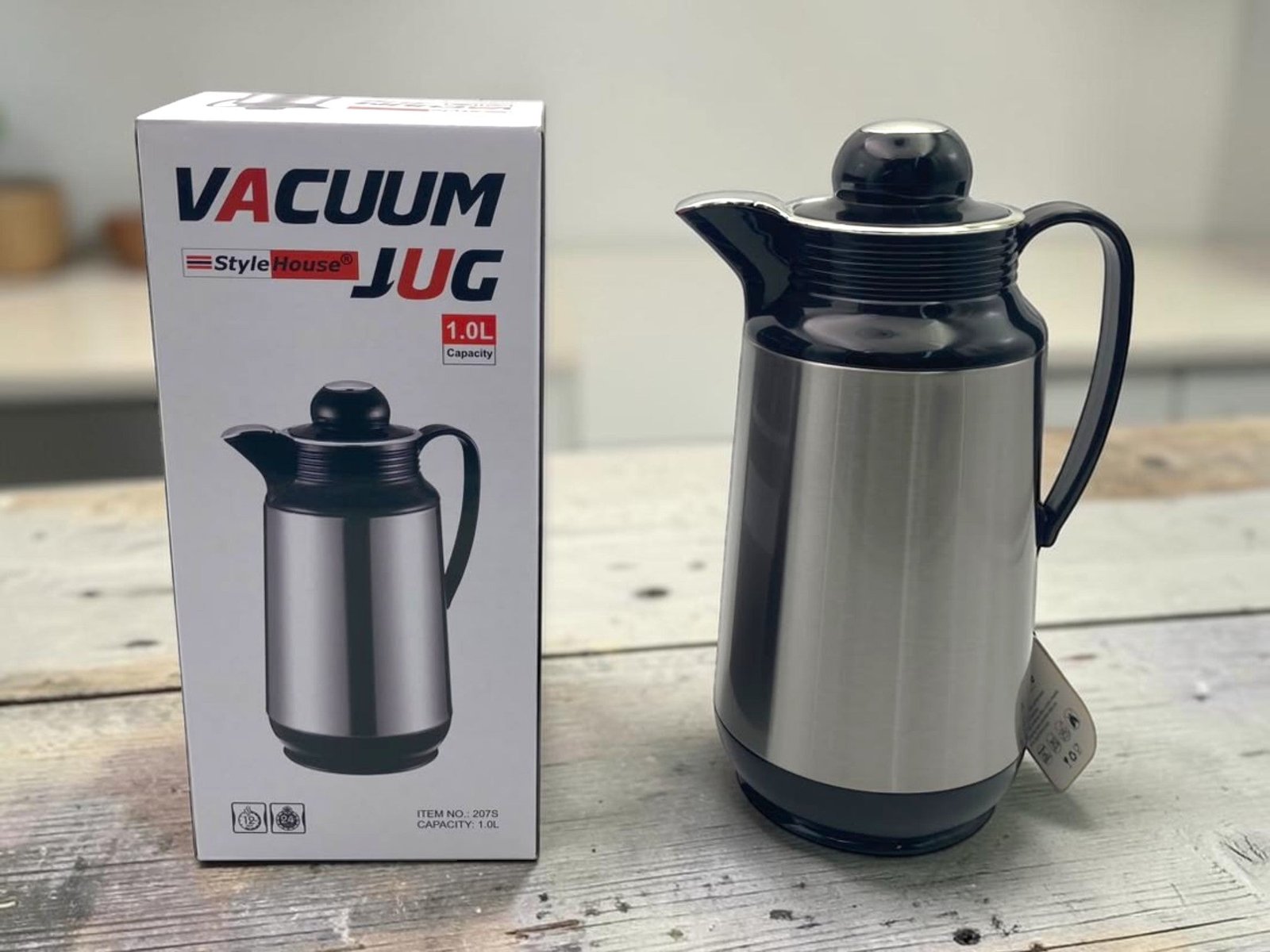 bdea18c2153f5c6eae4ac09e619980e8.jpg Stainless Steel Carafe with Top Push Button