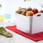 Large Plastic Basket Wavy Design 6 L