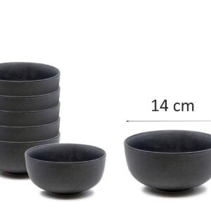 Dosthoff Matt Black Bowl 14 cm
