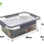 Acrylic Airtight Rectangular Food Storage Box 3.3L