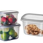 Set of 3 Storage Boxes 2.3L+1.3L+0.8L