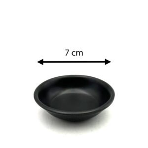 Small Sauce Bowl 7 cm Mat Black Melamine