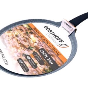 Dosthoff Crepe Pan 32 cm Black with Induction Base