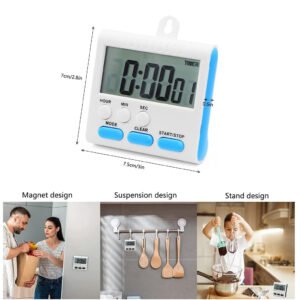 Large Screen Digital Timer with Magnetic Back