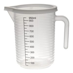 High Quality Plastic Measuring Cup w Cover 1000 ml