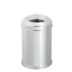 Stainless steel Capless Dust Bin 18 lt