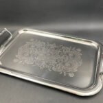 Dosthoff Elegance Engr Serving Tray Prem SS 18/10 49cm