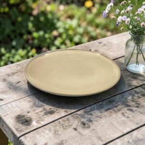 Dosthoff Glazed Beige Dinner Plate 27 cm