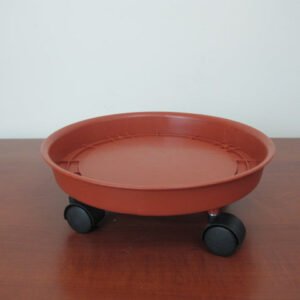 Plastic Plant and Gas Jar Holder with Wheels