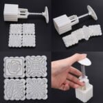 Maamoul Square Press with Spring 4 designs