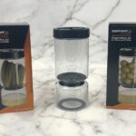 Dosthoff Large Clear Glass Olive Pickle Preservation Jar
