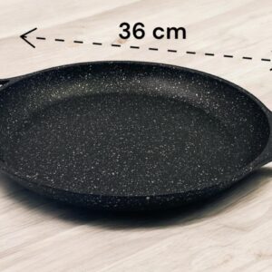 Dosthoff Cast Aluminum Granite Coated Paella Pan 36 cm