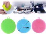 Round Silicon Sponge 11cm x3