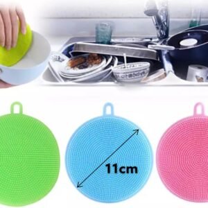 Round Silicon Sponge 11cm x3