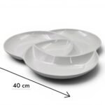Triangular Shape divided tray 40 cm