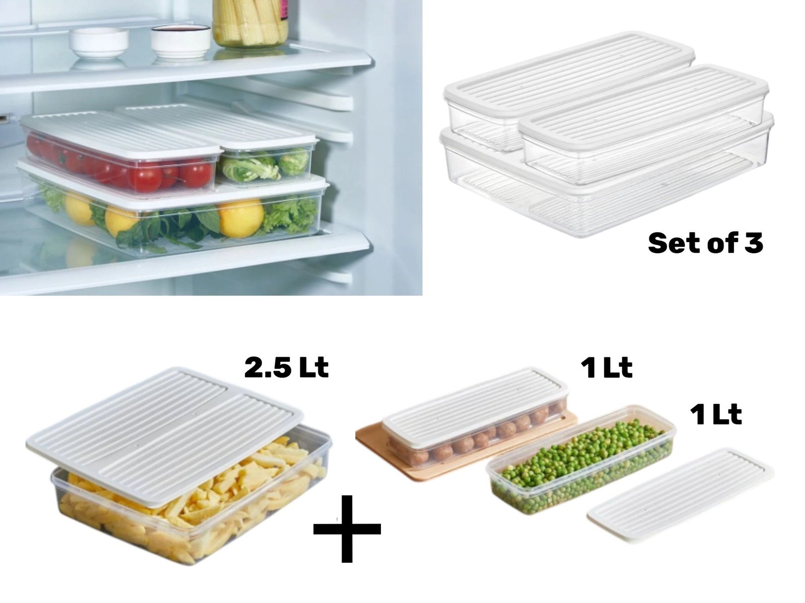 cd561155d92f5d71e588213e3110843e.jpg Set of 3 Food Storage Boxes for Fridge and Freezer