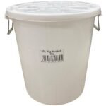 Food Safe Round Bin 65L With Cover