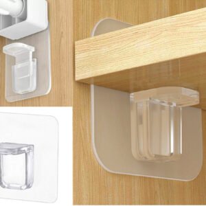 4 Self-Adhesive Support Holders Rack Shelf Support Hooks