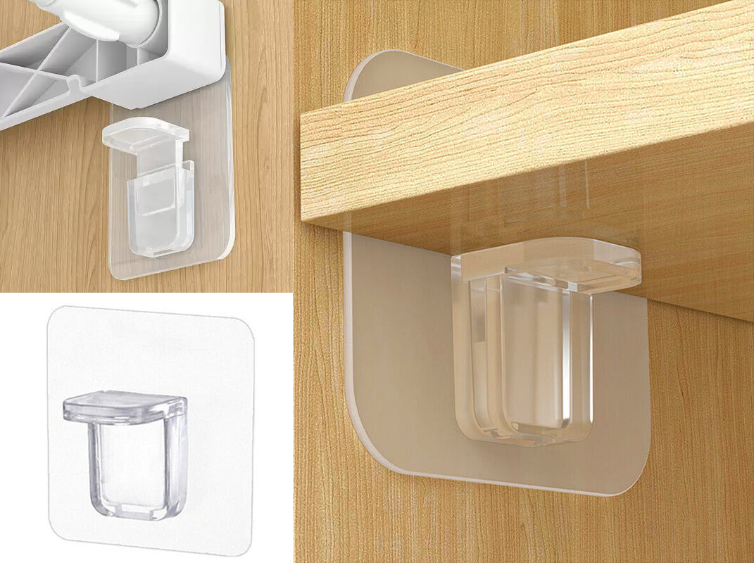 cf0e6209ea0303ffd516d1e90d9f9071.jpg 4 Self-Adhesive Support Holders Rack Shelf Support Hooks