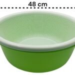 Set of extra large strainer with bowl 48 cm - 23L
