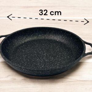 Dosthoff Cast Aluminum Granite Coated Paella Pan 32 cm