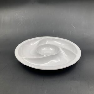 5 compartments Tornado divided dish 9.4" size 24 cm