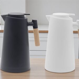 Dosthoff Modern Insulated Carafe Natural Wood Handle 1L