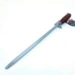 Knife Sharpening Rod .with wooden handle