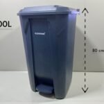 Heavy Duty Plastic Pedal Dustbin 100L