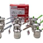 Stainless Steel Coffe Pots Set of 3