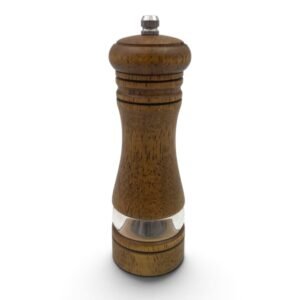Rubber Wood Vintage Color Pepper Mill 15 cm