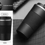 Black or White Stainless Steel Travel Mug