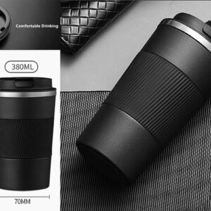 Black or White Stainless Steel Travel Mug