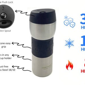 Dosthoff Vacuum Travel Mug 360 ml Stainless Steel 18/10