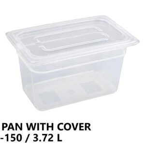Gastronorm Plastic Storage Container 1/4 150 mm - 3.72L
