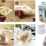 100 empty tea bags, food safe, heat resistant.