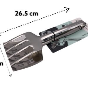 SS Wide Serving Tong Turner and Fork