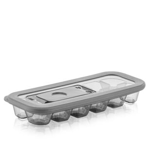 Plastic Ice Cube Tray with Cover