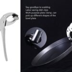 High Quality Zinc Alloy Oven Clip with Silicone Grip Head
