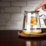 Luxury Borosilicate Glass Tea Kettle wKinetic Infuse
