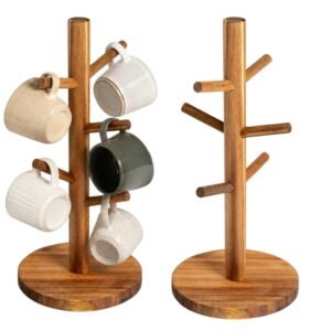 Acacia Wood Mug Tree