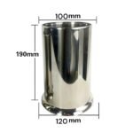 Stainless Steel Utensils and Straws Holder
