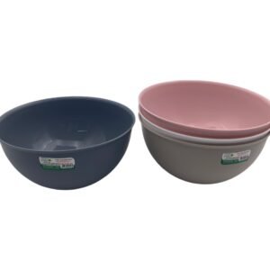 Colorful Round Bowl; 3 lt